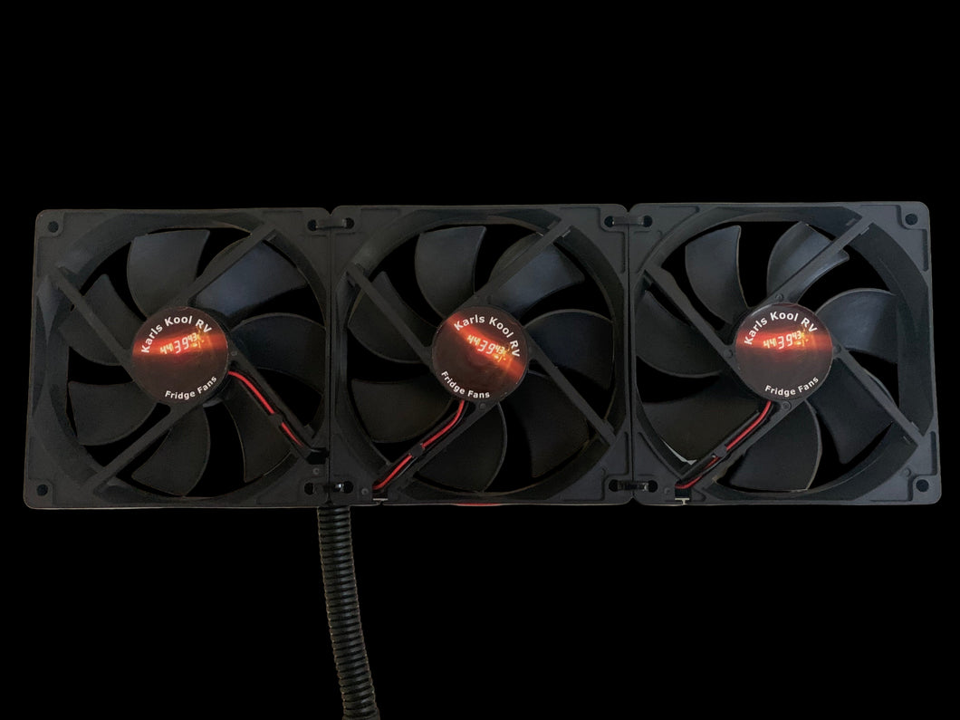 2500TF TRIPLE FANS 120MM H X 360MM W x 25MM Deep