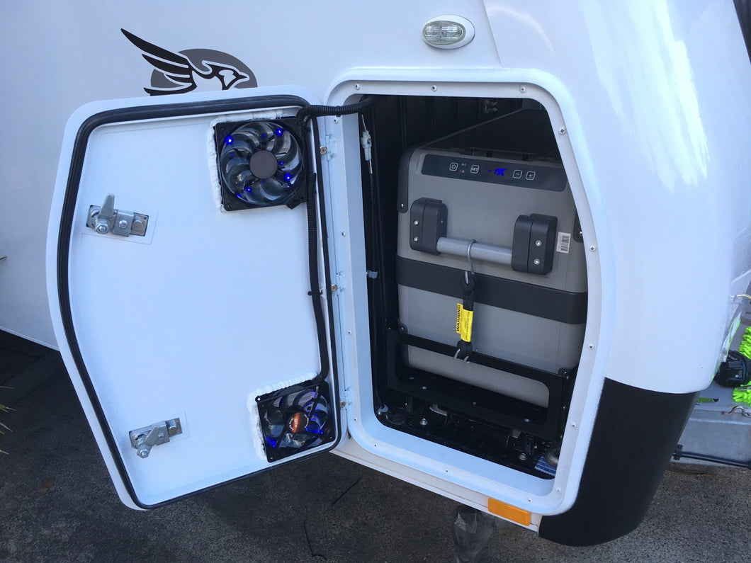 Canopy/Compartment/Lithium Battery Box or Generator box 5600 series fans coupled with TE888 controller setup  IP67 DUST AND WATERPROOF, AUSTRALIAN MADE, AUSTRALIAN STOCK