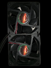5600Q QUAD FRIDGE External Fan Kit SIDE VENT Fans IP67 DUST AND WATERPROOF, Heat Extractions WITH TE888 Controller AND Fittings