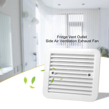 12V Fridge Vent Outlet Side Vent Exhaust Fan Products White or Black WITH TE888 controller AUSTRALIAN STOCK