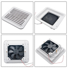 Exhaust Fan White 12V Caravan Side Air Vent Ventilation AUSTRALIAN STOCK
