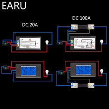 DC 6.5-100V 0-100A  LCD Display Digital Current Monitor Voltage Power  Multimeter AUSTRALIAN STOCK FOR IMMEDIATE DELIVERY