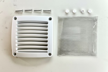 Exterior or interior white or black Single fan sized ABS air vent