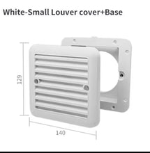 12V Fridge/ Tunnel Boot / inverter heat extraction Vent Outlet Side Vent Exhaust Fan Products White or Black WITH TE888 controller AUSTRALIAN STOCK