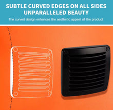 Exterior or interior white or black Single fan sized ABS air vent