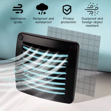 Exterior or interior white or black Single fan sized ABS air vent