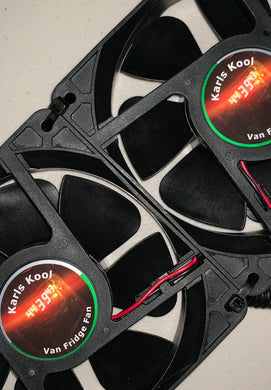5625QC QUAD Side Vent Complete Fan Kit DUAL 2500F+ DUAL 5600F plus TE888 controller for external and the TE8I kit for interior air circulation. IP67 DUST AND WATERPROOF,