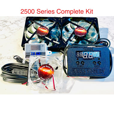 2500C series Complete Fridge Kit inc 2500D DUAL  Fans for outside and TE8I internal kit for inside the fridge . AUSTRALIAN MADE, AUSTRALIAN STOCK