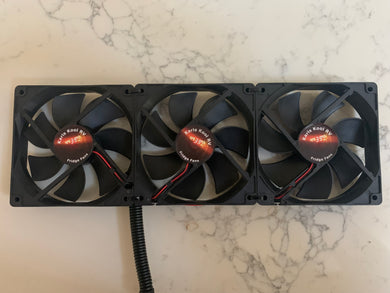 2500T TRIPLE FANS 120MM X 360MM With TE888 Controller for top mounted COMPRESSOR FRIDGES AND Fittings Heat Extraction  AUST MADE, AUST STOCK