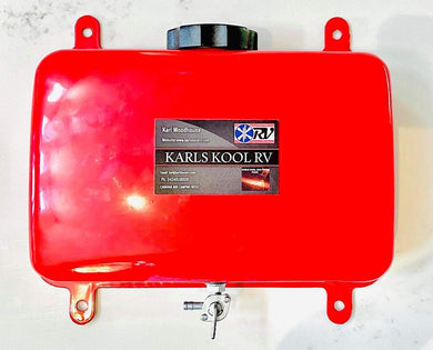 Metal Diesel Heater Fuel Tank 4.5L with threaded Cap , micro removable filler filter & tap for Petrol/Diesel Heater AUSTRALIAN STOCK.